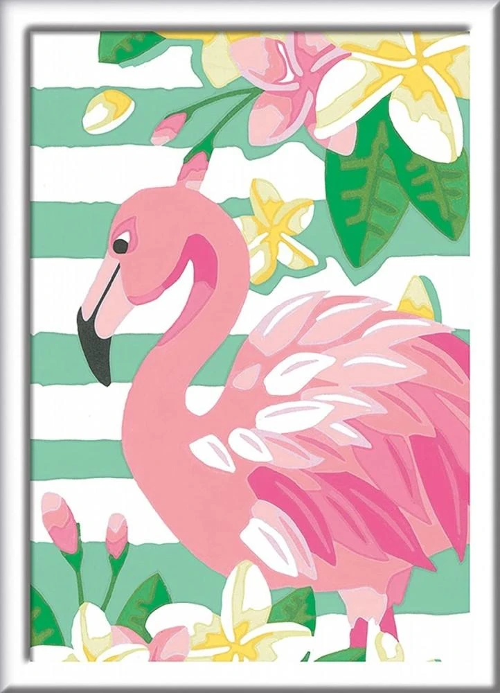 Ravensburger CreArt spalvinimo knygelė vaikams Rožinis flamingas