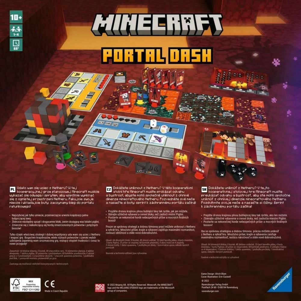 Ravensburger RAV Minecraft stalo žaidimas Portal Dash 27436