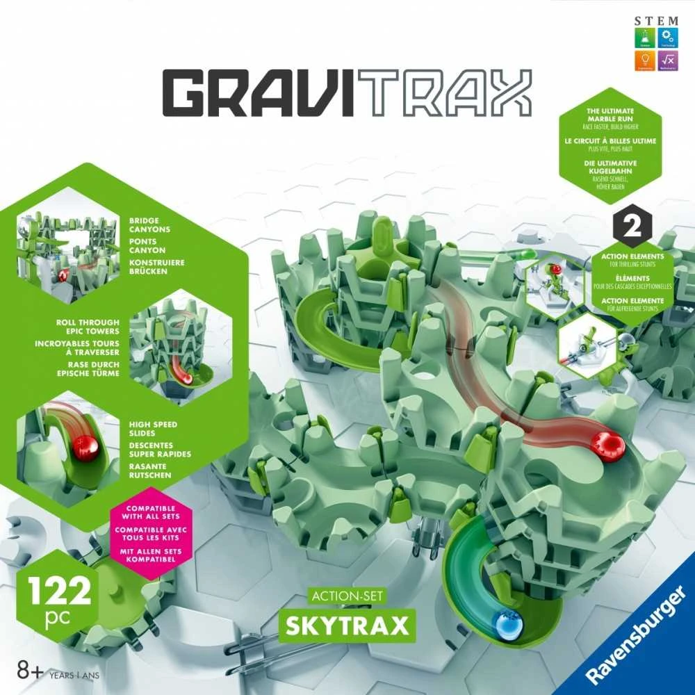 Ravensburger Kūrybiškas žaidimas GraviTrax startinis rinkinys Skytrax M