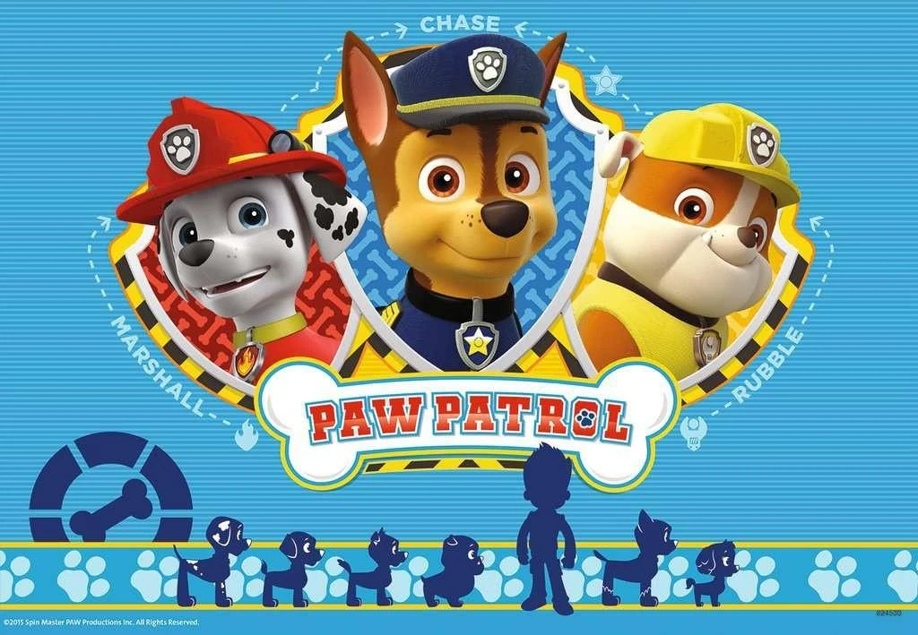 Ravensburger Dėlionė 2x12 vnt. - Šunyčiai patruliai (PAW Patrol)