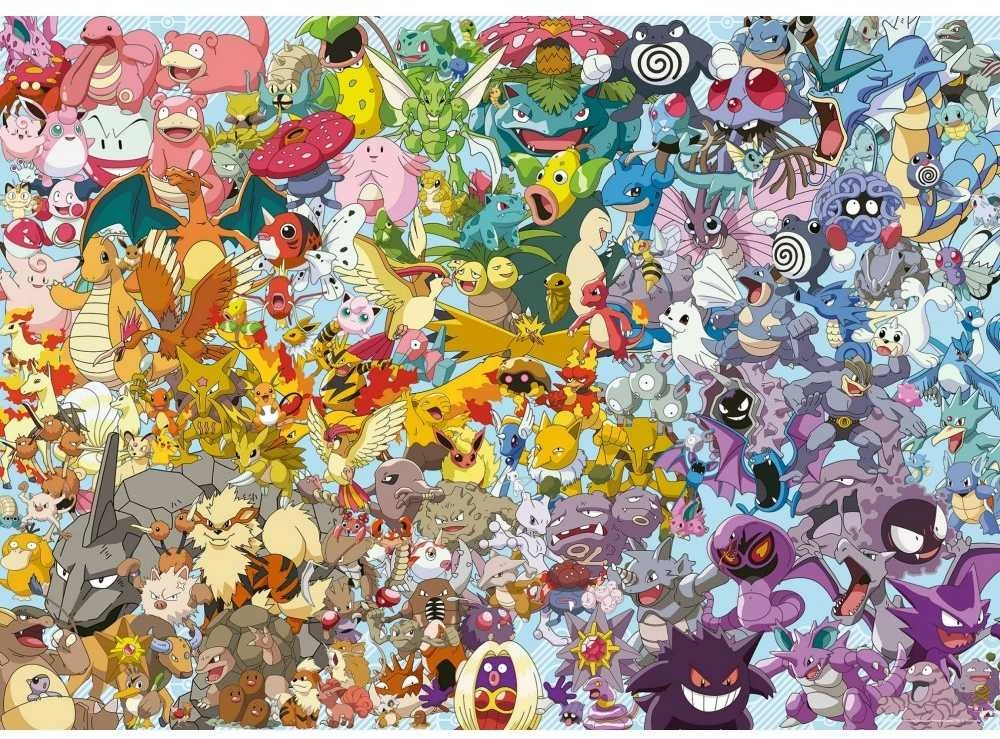 Ravensburger Dėlionė 1000 vnt. - Pokémonai