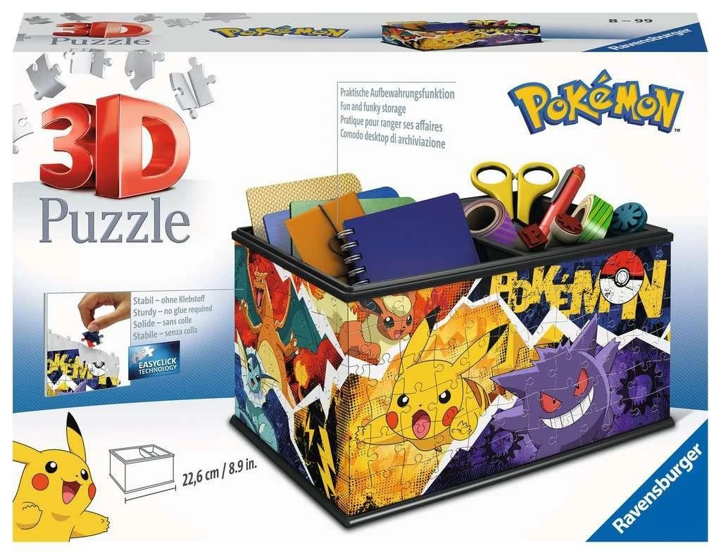 Ravensburger 3D Dėlionė 216 vnt. - Pokémon dėžutė