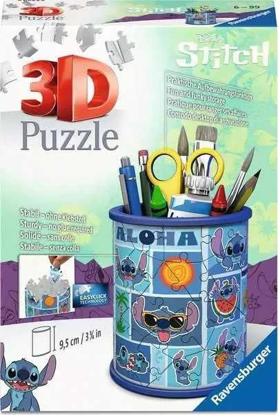 Dėlionė Ravensburger Puzzle 3D Przybornik Stitch