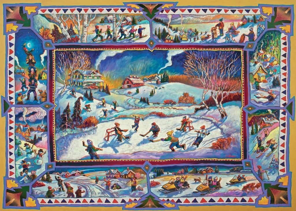 Ravensburger "2D" Dėlionė 1000 vnt. - Kanados žiema
