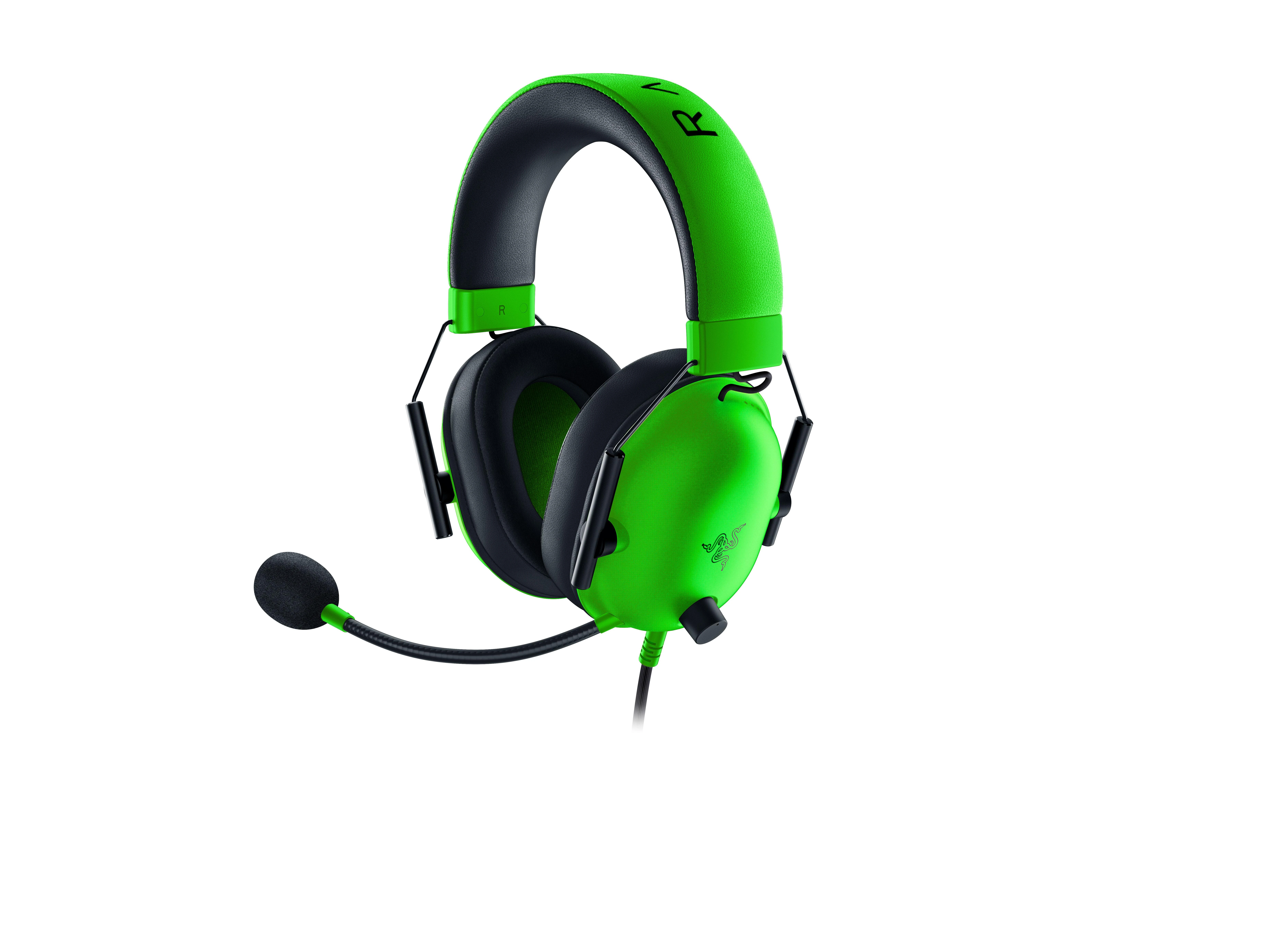 Esports Žaidimų Ausinės Razer BlackShark V2 X, Žalios