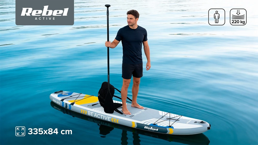 Deska Irklentė REBEL ACTIVE PRO RBA-4518 - balta