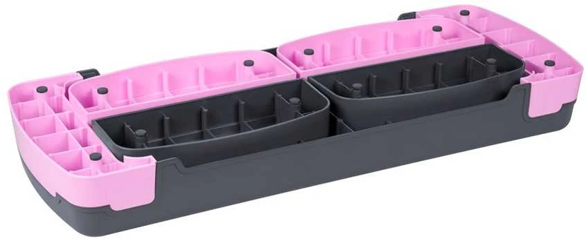 Žingsnis aerobikos ir fitneso pratimams, 3 žingsniai, pilka ir violetinė, REBEL ACTIVE