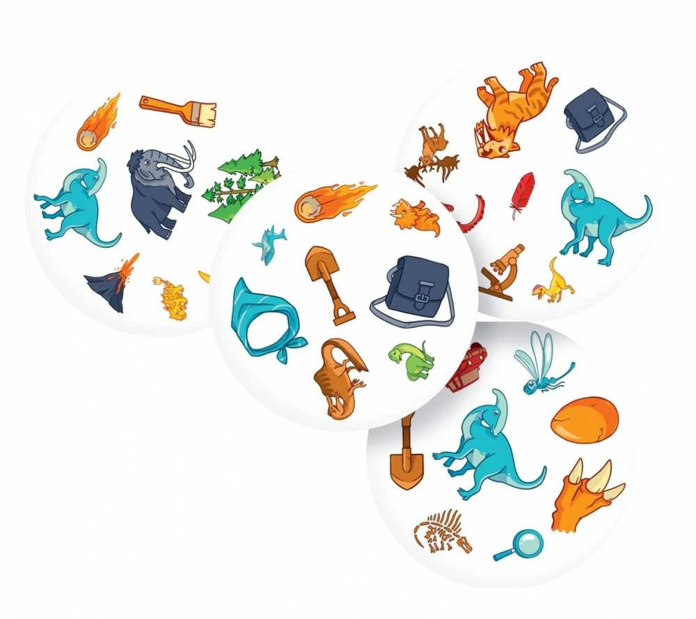 Dėlionė Rebel gra Dobble Dinozaury 28328