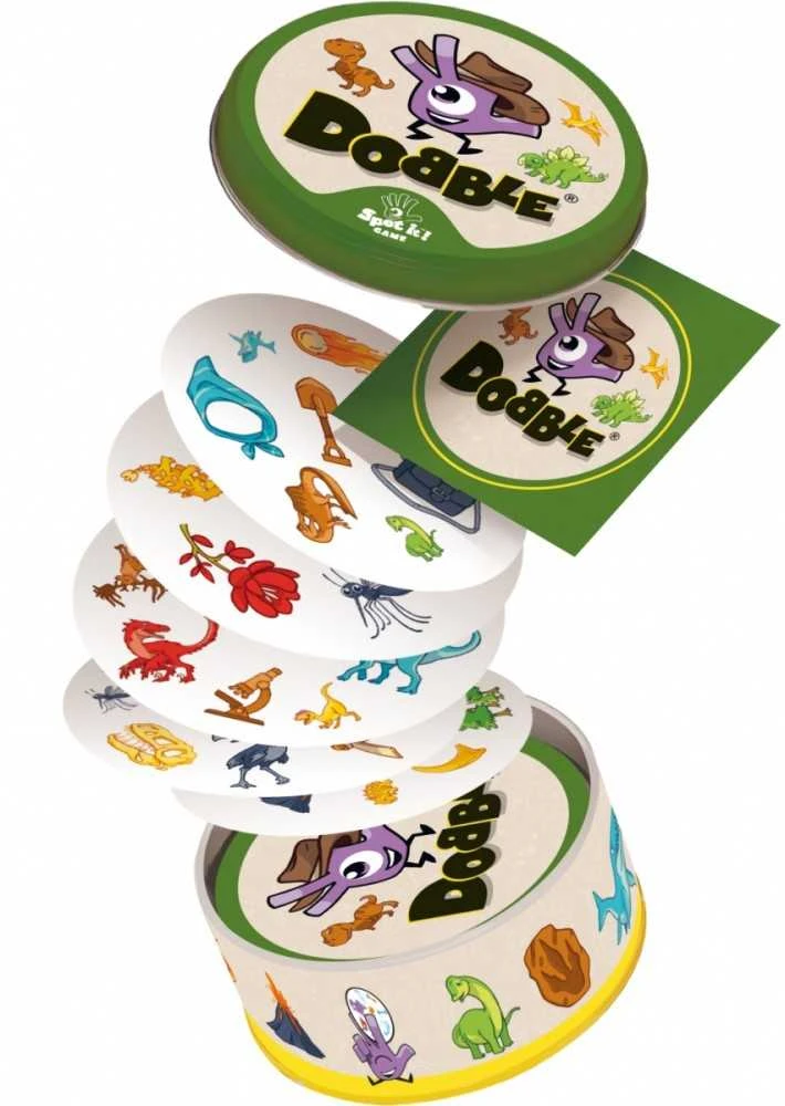 Dėlionė Rebel gra Dobble Dinozaury 28328