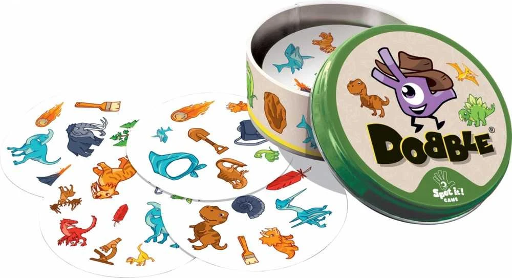 Dėlionė Rebel gra Dobble Dinozaury 28328