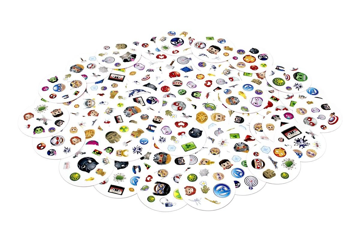 Kortų žaidimas „Rebel Dobble Marvel Emoji“ – apvalios žaidimo kortelės GR0773