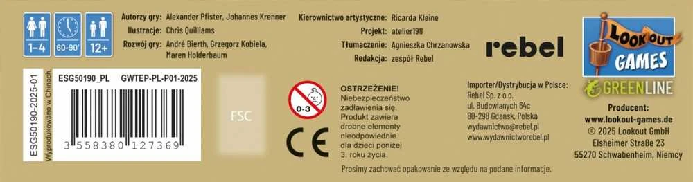 Rebel Gra Žaidimas „Didysis vakarų takas: El Pasas“
