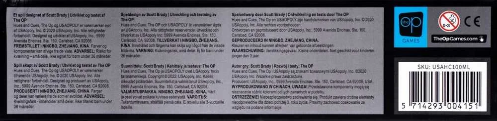 Rebel „Usaopoly Games“ „Hues and Cues Nordic“ (USAHC100ML)