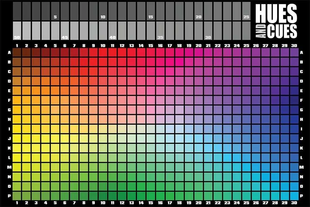 Rebel „Usaopoly Games“ „Hues and Cues Nordic“ (USAHC100ML)