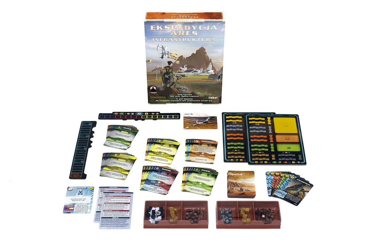 Terraformation of Mars Expedition game Ares Infrastructure add-on - Rebel