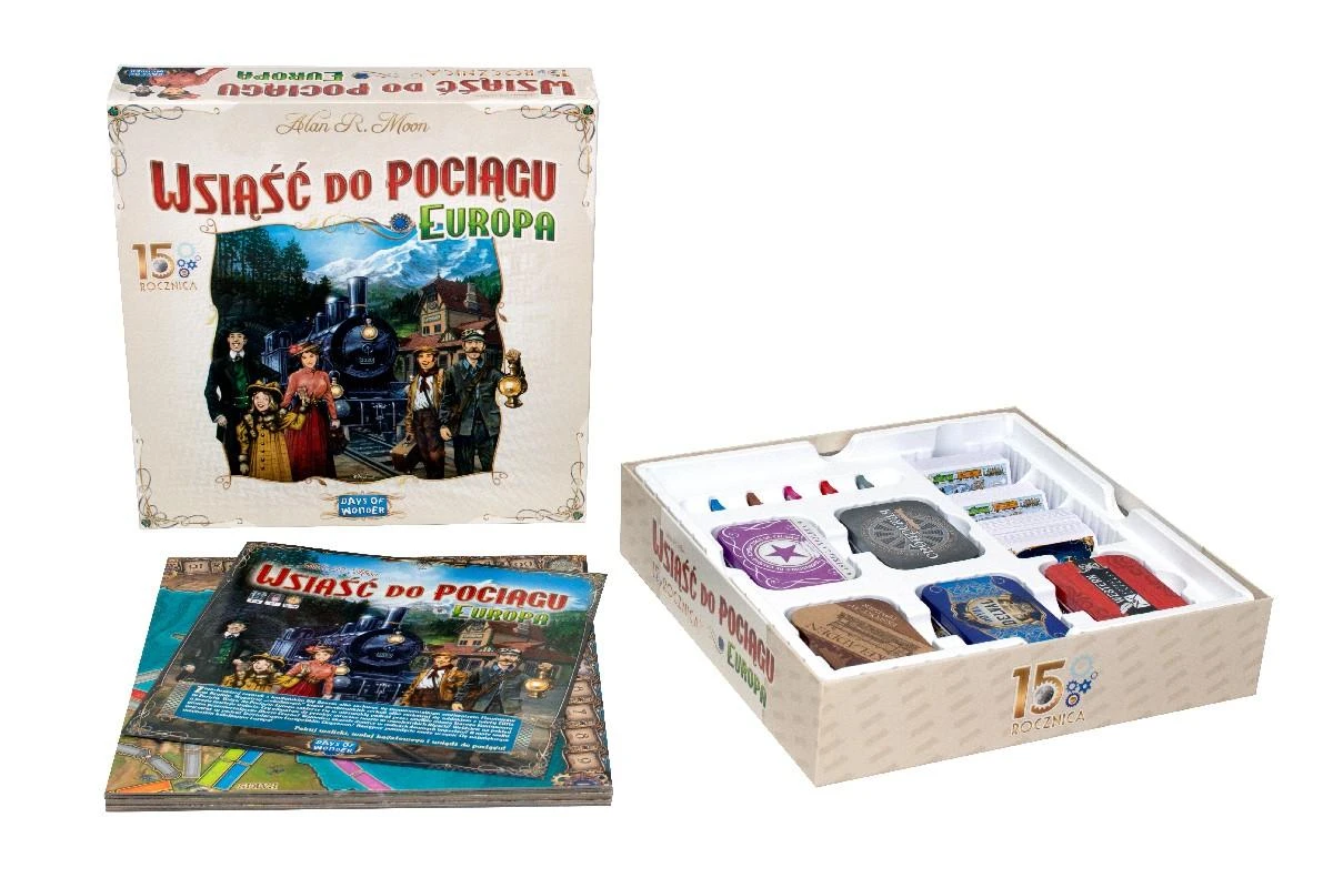Rebel Gra „Ticket to Ride“: Europos 15-mečio jubiliejus