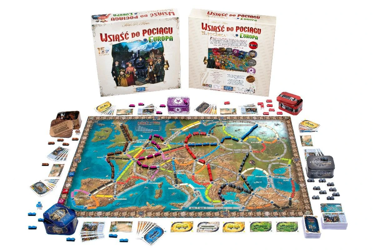 Rebel Gra „Ticket to Ride“: Europos 15-mečio jubiliejus