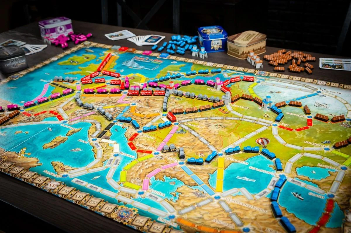 Rebel Gra „Ticket to Ride“: Europos 15-mečio jubiliejus