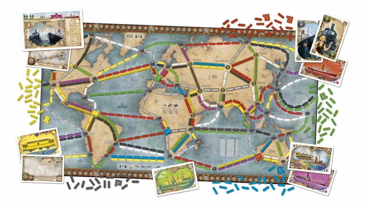 Žaidimas „Rebel Ride Around the World“ – dvipusė lenta GR0750