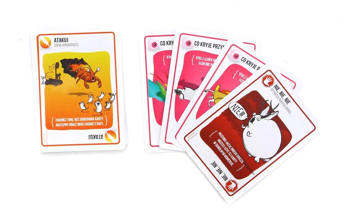 Rebel Sukilėlių vakarėlio kortų žaidimas „Exploding Kittens 12+“ GR0748