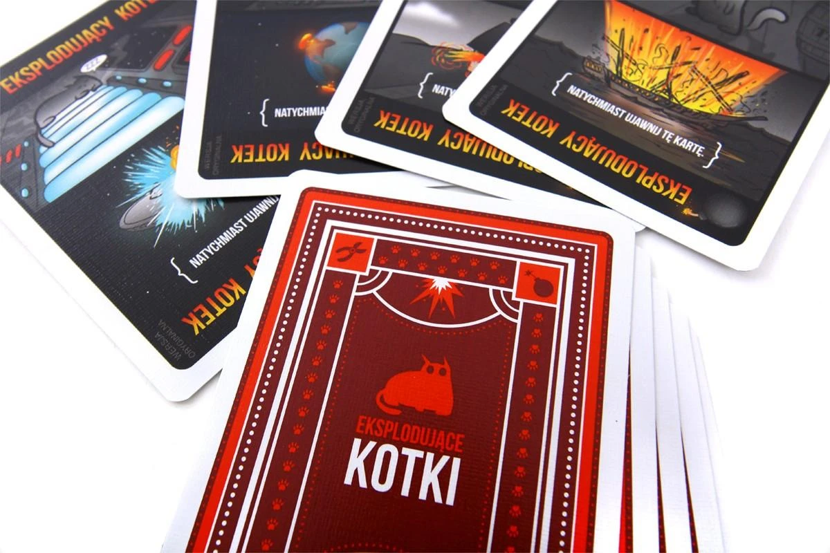Rebel Sukilėlių vakarėlio kortų žaidimas „Exploding Kittens 12+“ GR0748