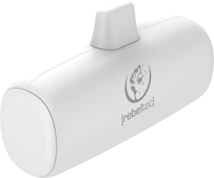 „Rebeltec Powerbank P5 PLUG-IN“ (5000 mAh 10 W) tiesioginis prijungimas prie telefono per USB-C jungtį