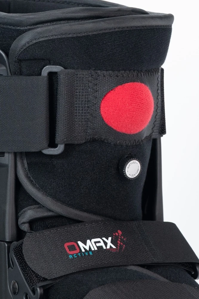 Reha Fund trumpas čiurnos ir pėdos įtvaras „AIR WALKER SHORT“ O-1183/XL REHAFUND, Juodas