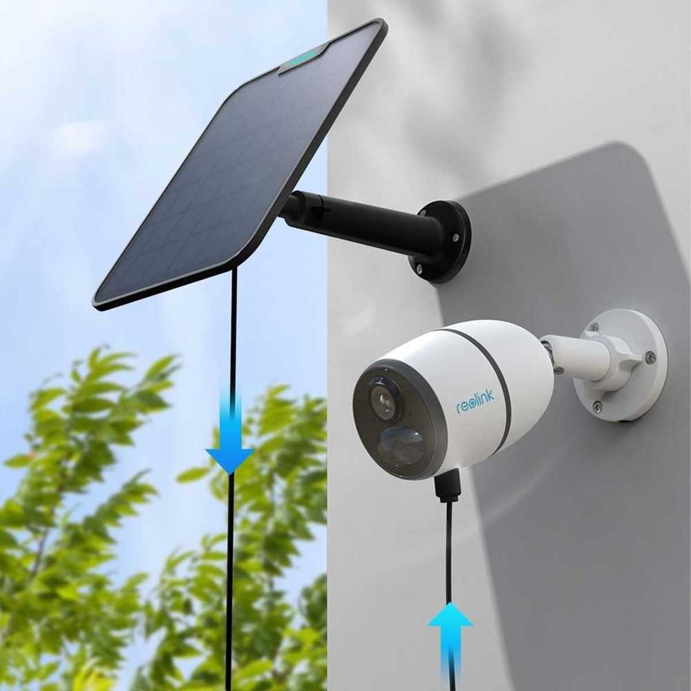 Panel solarny reolink solar panel 2 usb-c juoda