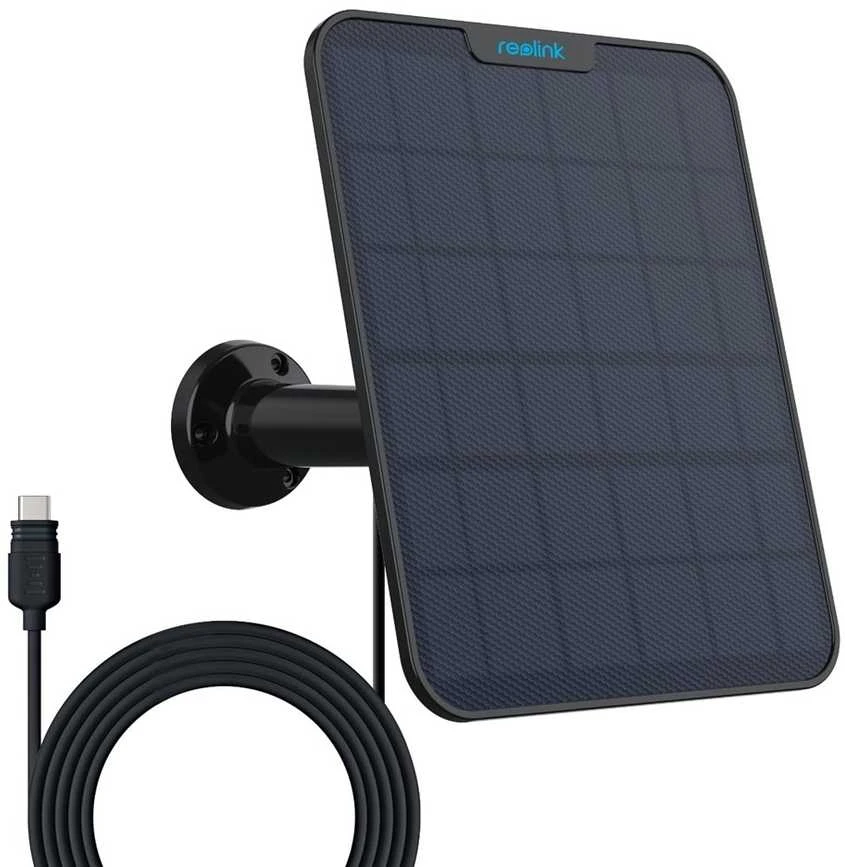 Panel solarny reolink solar panel 2 usb-c juoda