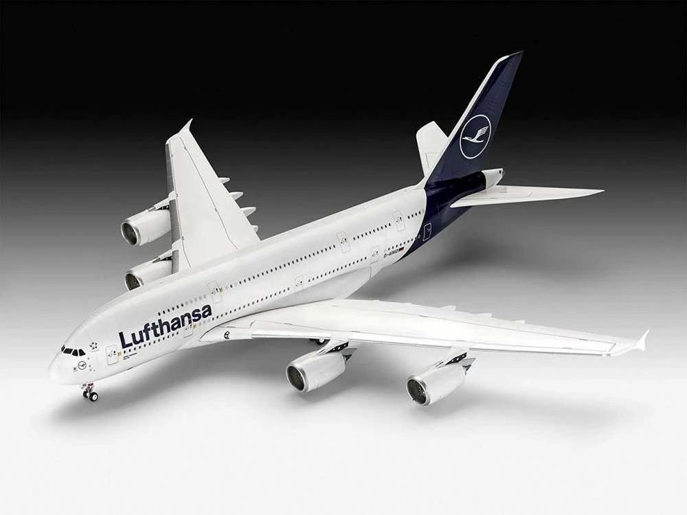 Revell Plastikinis „Airbus A380-800 Lufthansa“ modelis, naujas dažymas