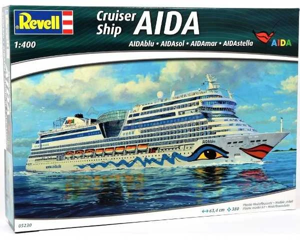 Revell AIDA blu/sol/mar/stella 1/400 plastikinis rinkinys 05230 (63,4 cm)