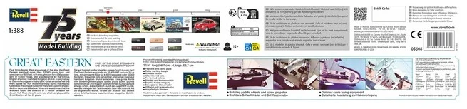 Revell keleivinio laivo modelis SS Great Eastern 1/388, jubiliejinis 05608