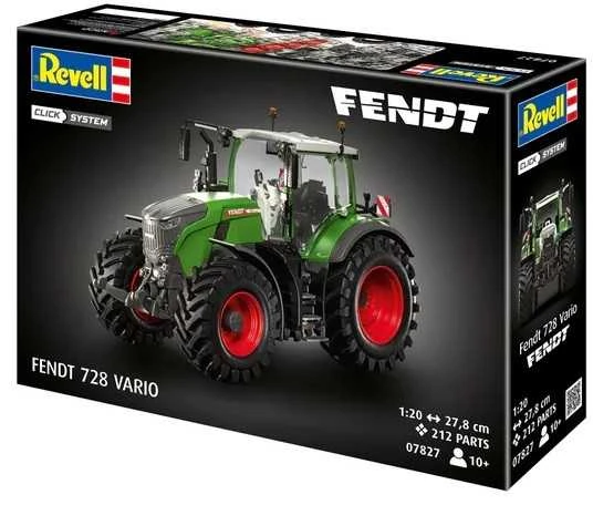 „Revell Fendt F20 Dieselross“ traktoriaus modelis 1/20, lengvai spustelėjamas