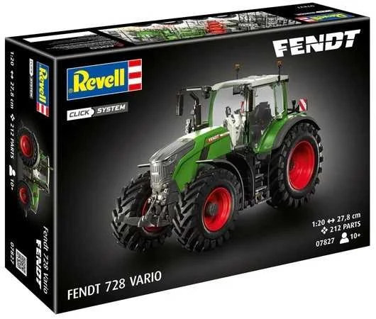 „Revell Fendt F20 Dieselross“ traktoriaus modelis 1/20, lengvai spustelėjamas