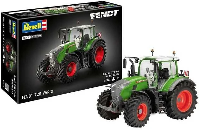„Revell Fendt F20 Dieselross“ traktoriaus modelis 1/20, lengvai spustelėjamas
