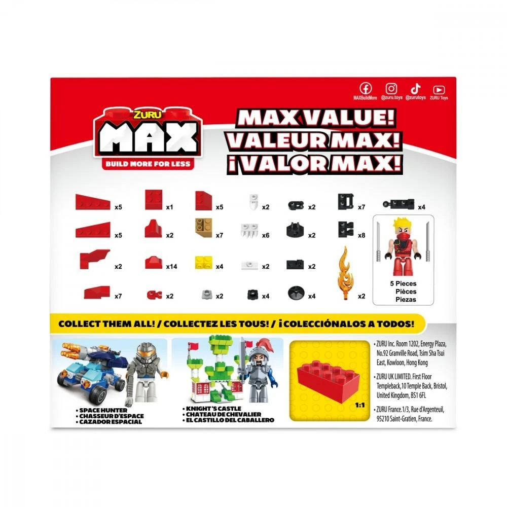 Zuru Max Build *****ZURU MaxBuild Rinkinys klocków 100+ 8379 04833