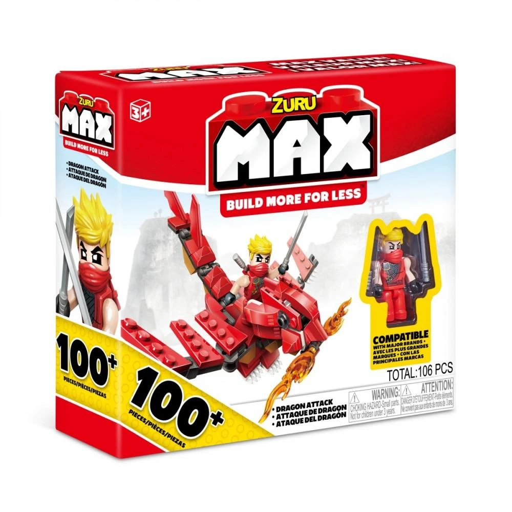 Zuru Max Build *****ZURU MaxBuild Rinkinys klocków 100+ 8379 04833