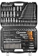 Neo Tools 300 dalių įrankių rinkinys su satino apdaila