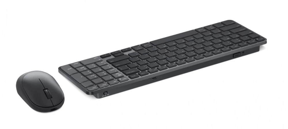 Dell Pro 7 Rechargeable Compact Klaviatūra ir pelė - KM746 | Klaviatūros ir pelės rinkinys | Wireless | Bluetooth | US International | Graphite