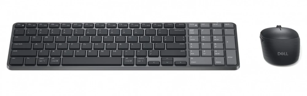 Dell Pro 7 Rechargeable Compact Klaviatūra ir pelė - KM746 | Klaviatūros ir pelės rinkinys | Wireless | Bluetooth | US International | Graphite
