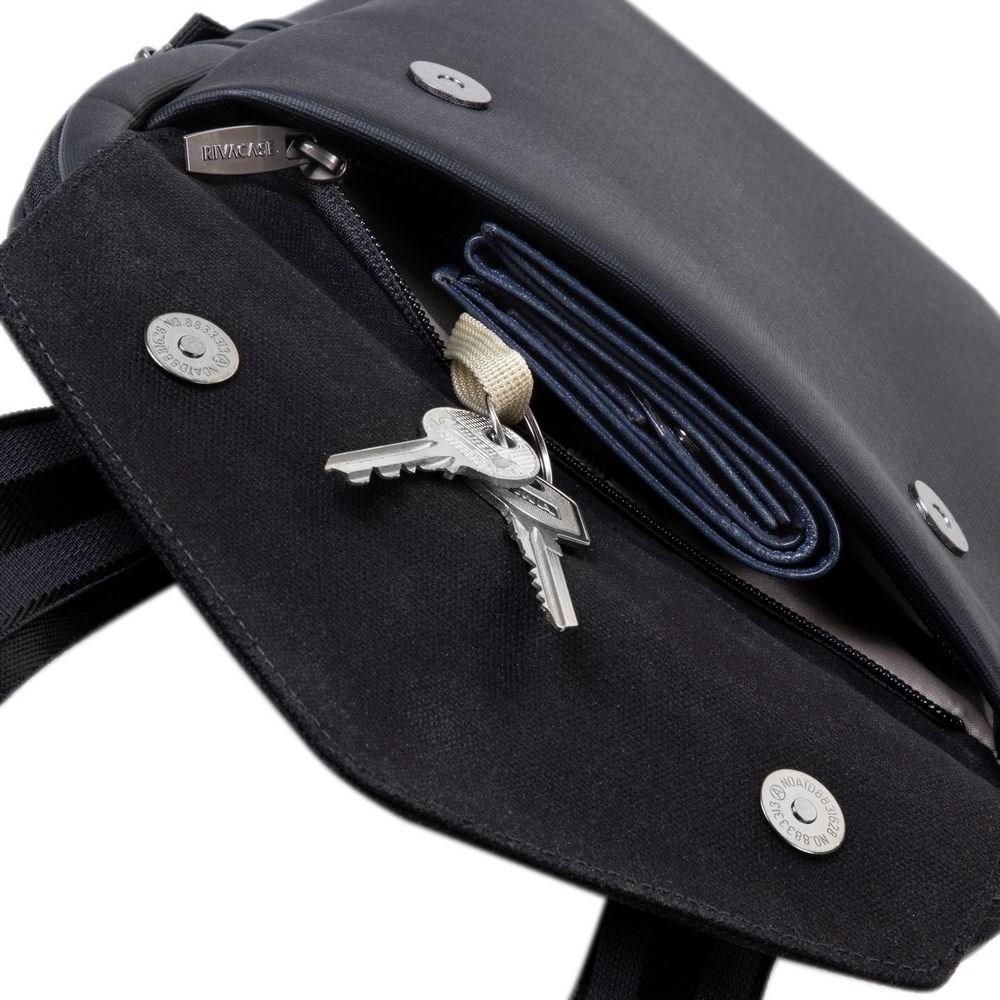 Krepšys crossbody Rivacase 8511 juoda