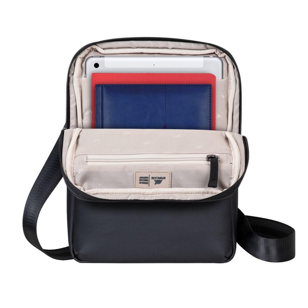 Krepšys crossbody Rivacase 8511 juoda
