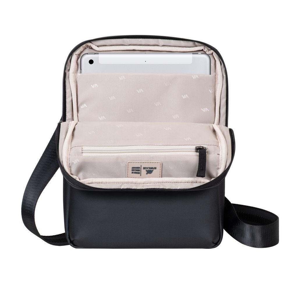 Krepšys crossbody Rivacase 8511 juoda