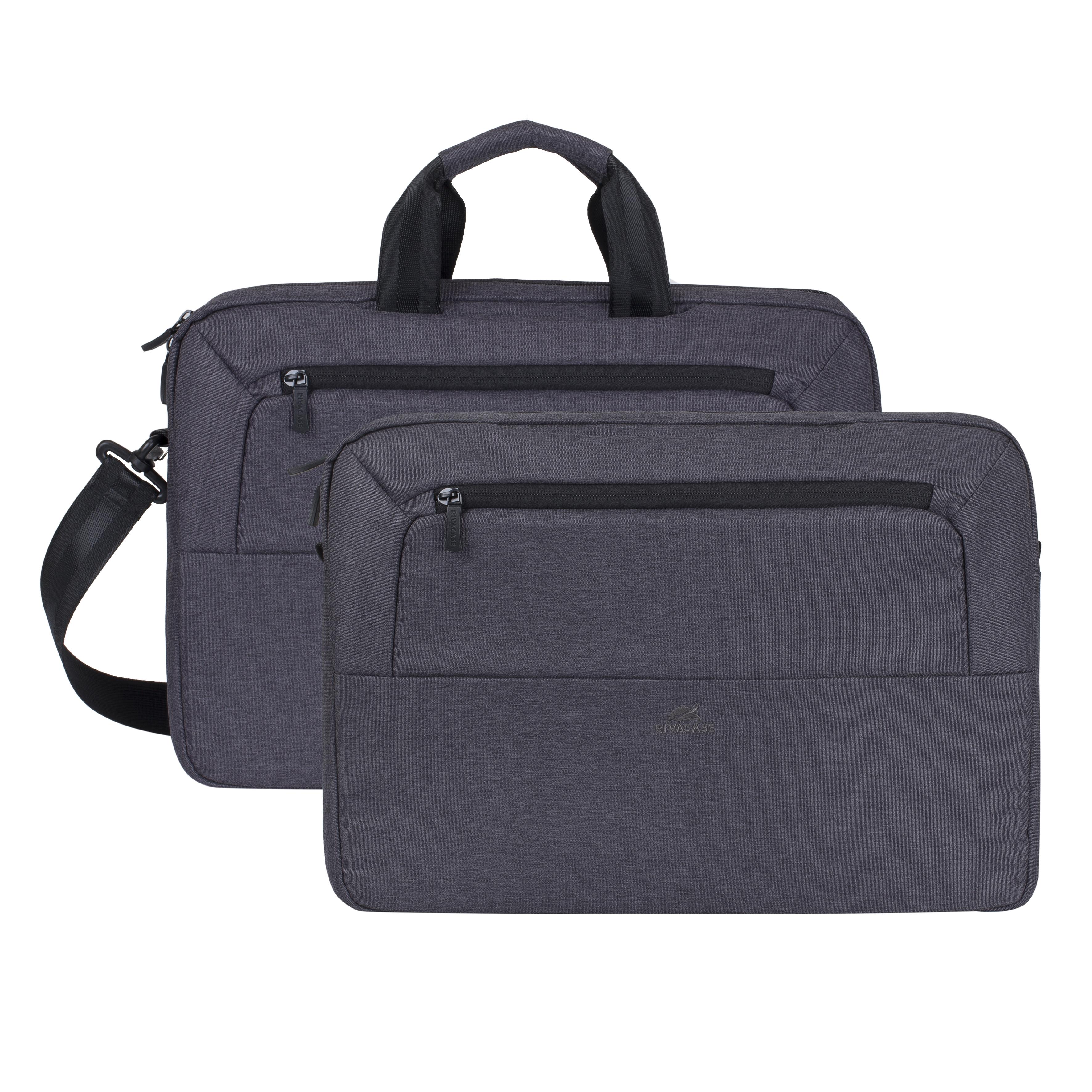 RIVACASE 7730 Nešiojamas kompiuteris Pečių krepšys 15.6"/6 Juodas