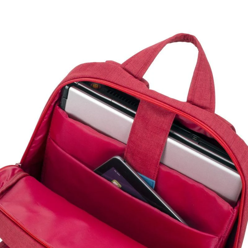 Rivacase 7560 raudona kuprinė nešiojamam kompiuteriui iki 15.6''