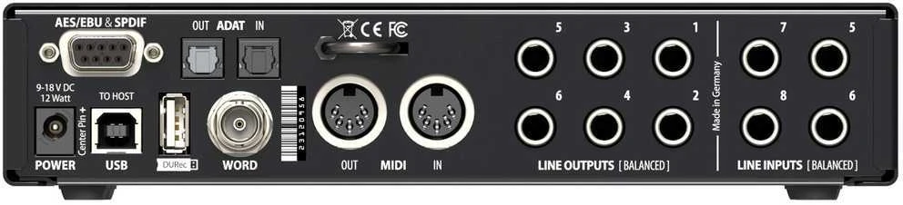 Garso sąsaja - RME Fireface UCX II 20 In/20 Out