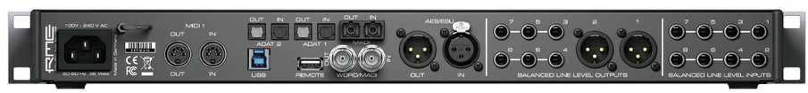 RME Fireface UFX III - USB [30 IN/ 30 OUT] garso sąsaja