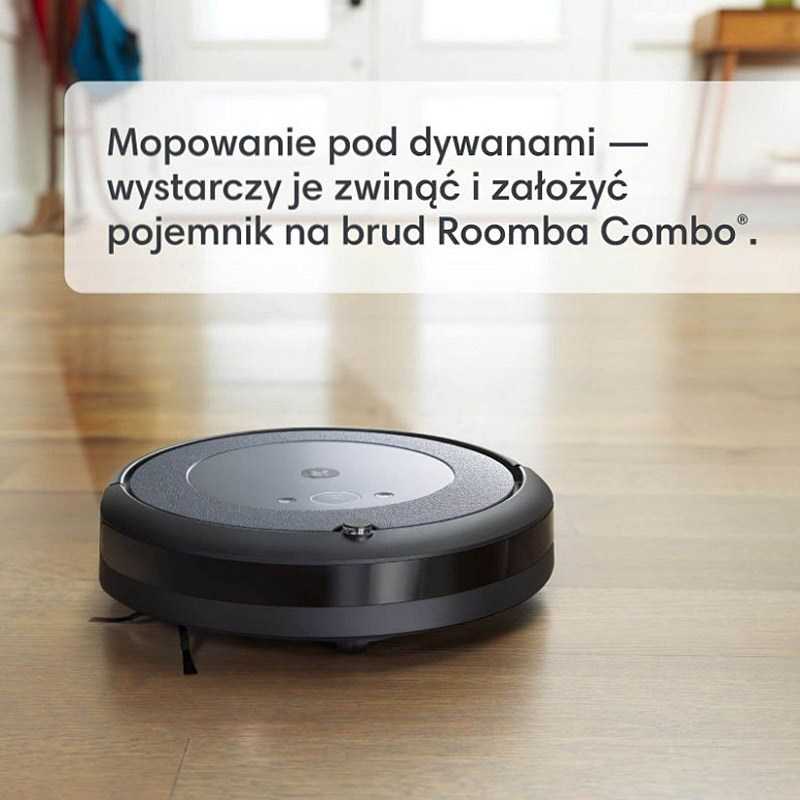 irobot roomba combo i5 valymo robotas (517640), modelis - i5176, žema ...