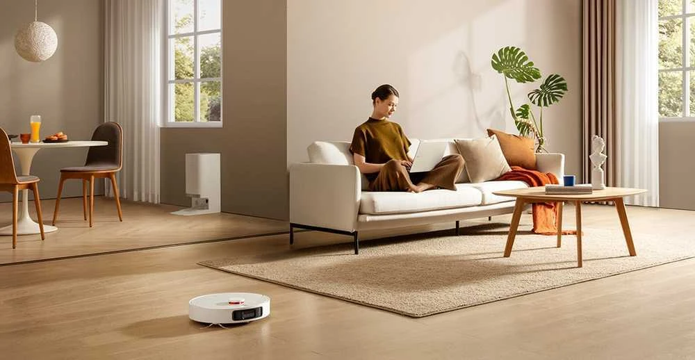 Dulkių siurblys - robotas Xiaomi Robot Vacuum X20+, Baltas