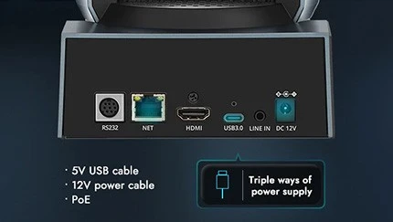 Rocware RC821U USB-HDMI kamera / 12 kartų optinis priartinimas
